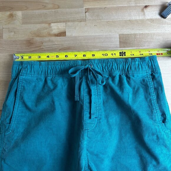 PrAna Canyon Camp Short Cove Green Mens Medium 7” Corduroy Standard Elastic NWT - Picture 8 of 11